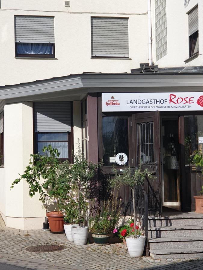 Landgasthof Rose Hotell Ditzingen Exteriör bild