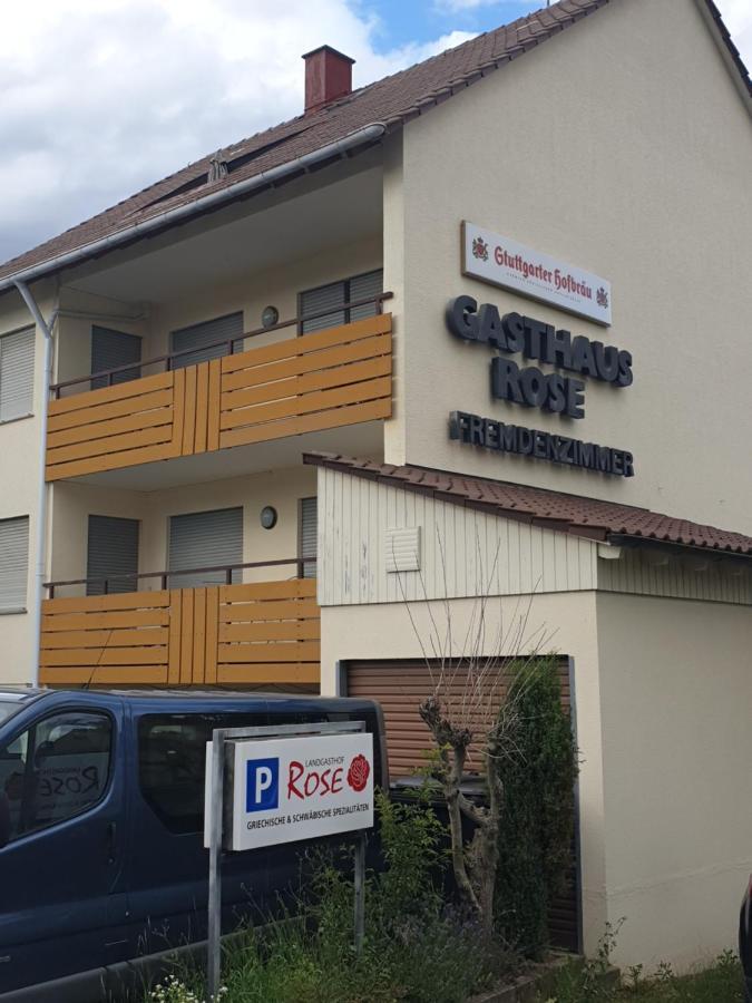 Landgasthof Rose Hotell Ditzingen Exteriör bild