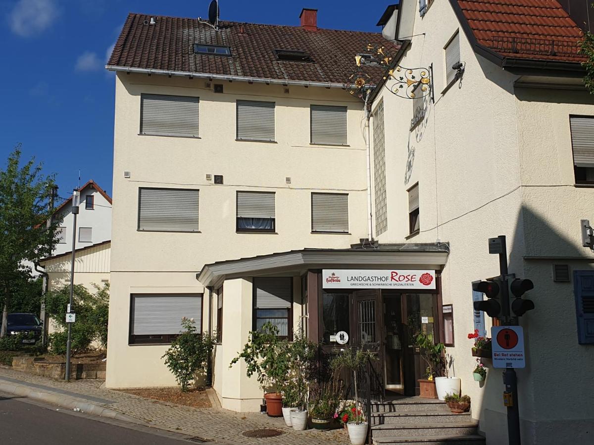 Landgasthof Rose Hotell Ditzingen Exteriör bild