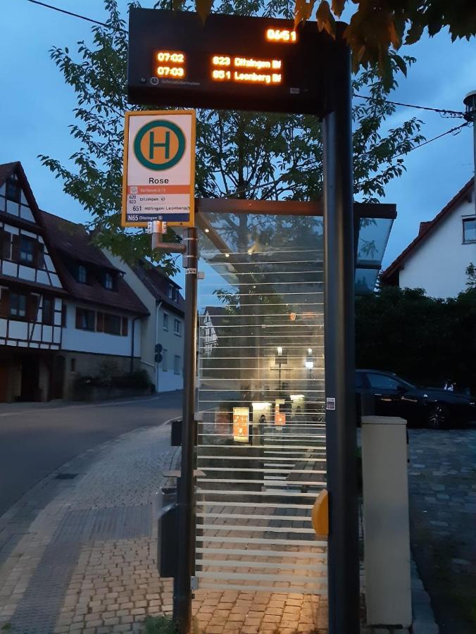 Landgasthof Rose Hotell Ditzingen Exteriör bild