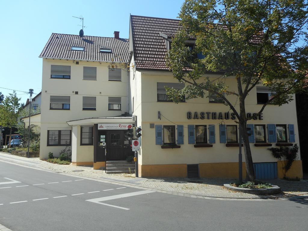 Landgasthof Rose Hotell Ditzingen Exteriör bild